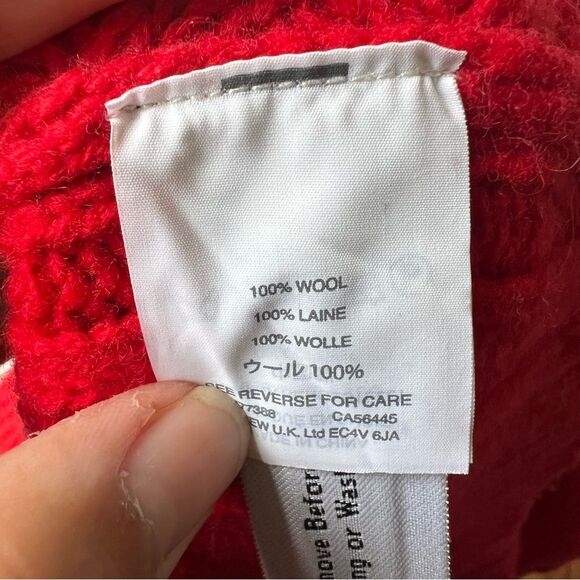 J. Crew Hawthorne Cable Knit Pom-Pom Sweater XL - Picture 6 of 6